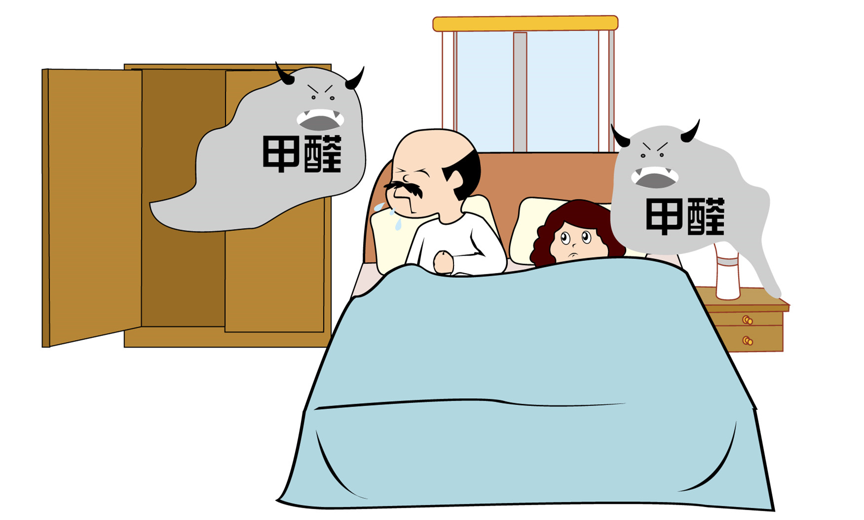 新買的衣柜甲醛含量較高，除甲醛公司建議不要急于放衣物