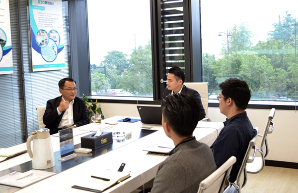 熱烈歡迎中科院賀軍輝教授蒞臨創(chuàng)綠家指導！